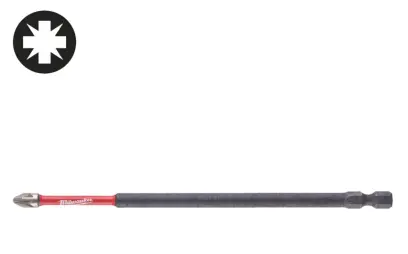 Šroubovací bit 1/4 Milwaukee Shockwave Pozidriv PZ 2 x 150 mm - 1 ks (MI4932471928)